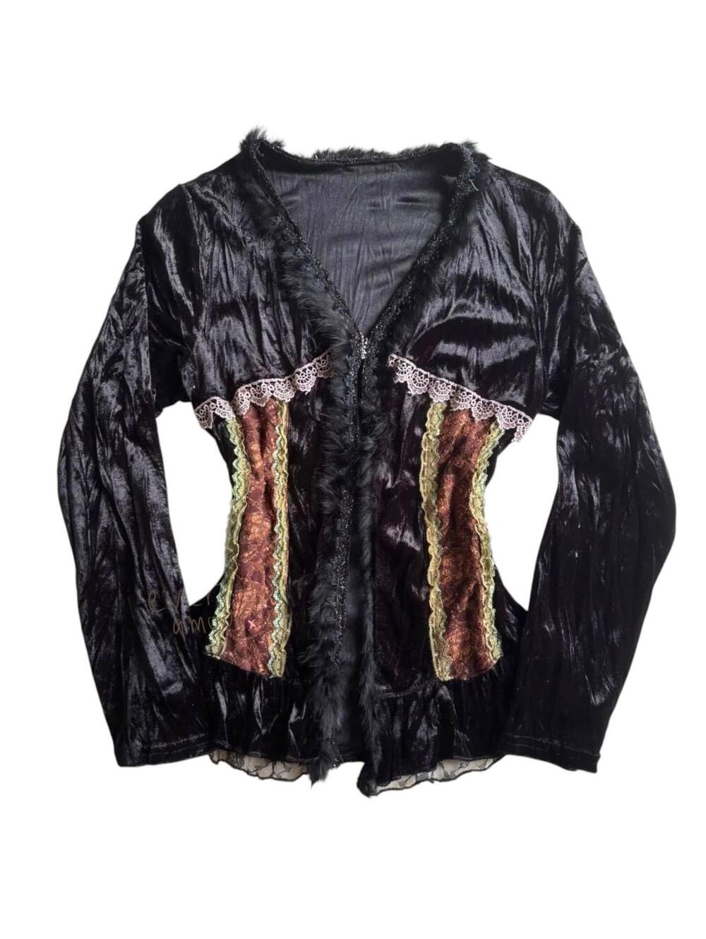 black whimsy cardigan